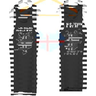 Nas Keflavik アイスランド タンクトップ - Kawaiitshirt