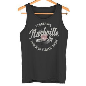 Nashville Music Cityinyleintage Débardeur e - Cadeauxyz