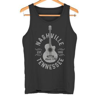 Nashville Tennessee Guitareintage Débardeur e - Cadeauxyz