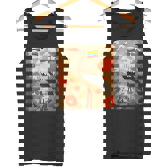 National Lithuanian Stork Costume For Animals And Lithuania Tank Top | Mazezy