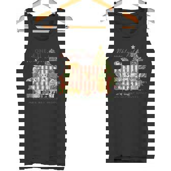 Naughty List Cat Christmas I Regret Nothing Santa Cat Xmas Tank Top | Mazezy