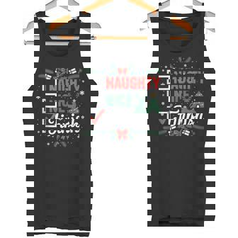Naughty Nice Finnish Finland Christmas Holiday Tank Top Tank Top | Mazezy