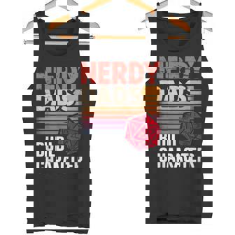 Nerdy Dad Role Playing Gamer RPG Master D20 RPG Gamer Tank Top | Mazezy