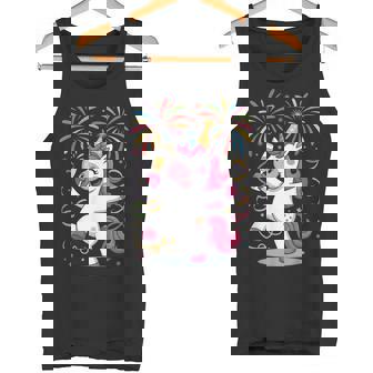 New Year Celebration Unicorn Party Outfit New Year's Eve Tank Top | Mazezy