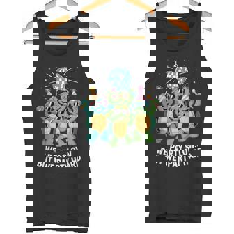 New Year's Party Hard Turtle Squad Tank Top | Mazezy