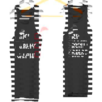 Nice Naughty Realtor Christmas List Tank Top | Mazezy