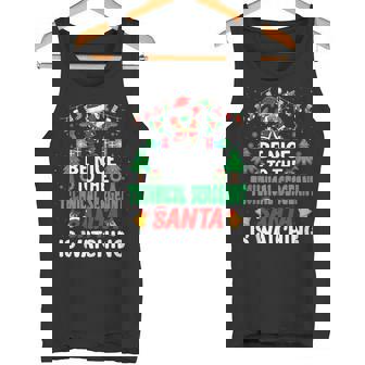 Be Nice To The Technical Sergeant Santa Christmas Tank Top Tank Top | Mazezy