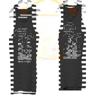 How Many Nights Reading 67 Teacher 6 7 Skeleton Reading Book Tank Top | Mazezy