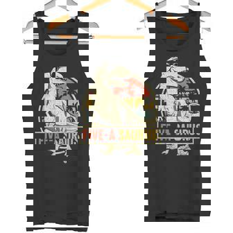 Niños 5 Años De Cumpleaños Dinosaurio 5Th T Rex Dino Fiveaurus Camiseta sin mangas - Regaloses