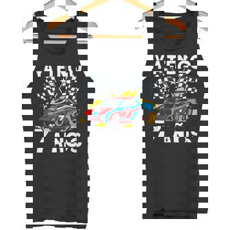 Niños Chicos 7 Cumpleaños Coche De Carreras Ya Tengo 7 Años Camiseta sin mangas - Regaloses