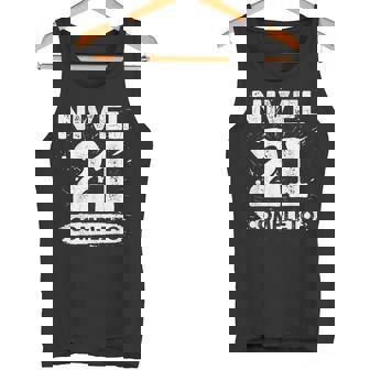 Nivel 21 Completo 21 Aniversario De Boda 21 Años Camiseta sin mangas - Regaloses