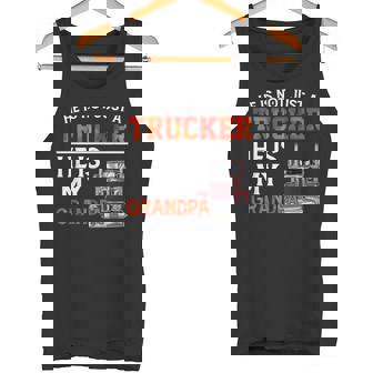 No Esolo Un Camionero Es Divertido El Día Del Padre De Mi Abuelo Camiseta sin mangas - Regaloses