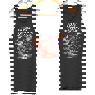 No Kings Just Witches Empowering Witchcraft Halloween Tank Top | Mazezy