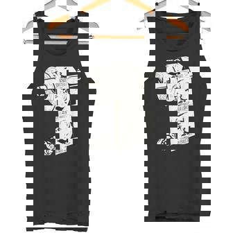 No More Bullshit アンチトランプ大統領選挙トイレットペーパー タンクトップ - Kawaiitshirt