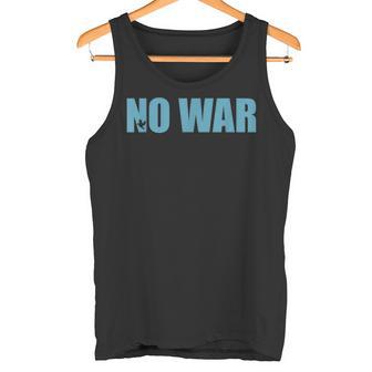 No War Peace No War No War T No War タンクトップ - Kawaiitshirt