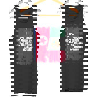 North Korea Mexico Half Flag North Korean Mexican Heritage Tank Top | Mazezy