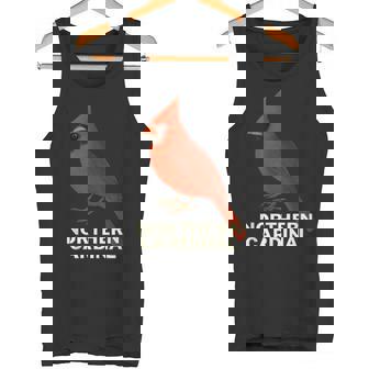 Northern Cardinal Bird Tee Tank Top | Mazezy
