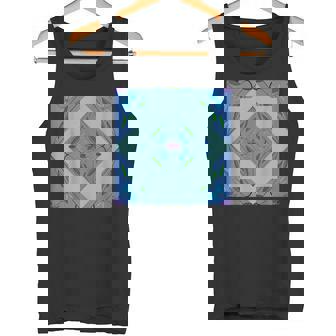 Nouveau Bloom Waterlily And Dragonfly Tank Top - Monsterry