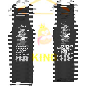 Nugget De Pollo Nuggets De Pollo Rey Camiseta sin mangas - Regaloses