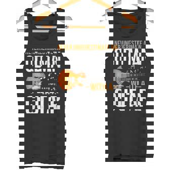 Nuncaubestimes A Uniejo Con Un Músico De Guitarra Rock Camiseta sin mangas - Regaloses