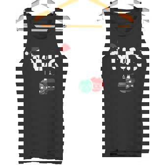 Nuts Chest Christmas Humor Matching Couple Chestnuts Tank Top Tank Top | Mazezy