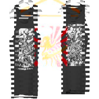 Octopus Chef Sushi Japanese Anime Kawaii Tank Top | Mazezy