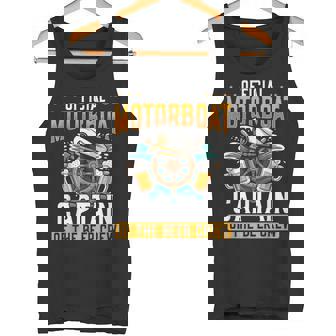 Official Motor Boat Captain Of The Beer Crew Tank Top | Mazezy