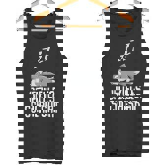 Offizielleschlaf Pyjama Nachthemd Wolf Fun Geschenk Tank Top - Seseable