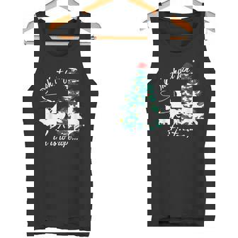 Oh What Fun It Is To Rope Rodeo Western Cowboy Christmas Tank Top | Mazezy