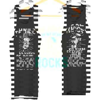 Theoices In My Head ロックコレクター ジオードハンター 地質学 タンクトップ - Kawaiitshirt