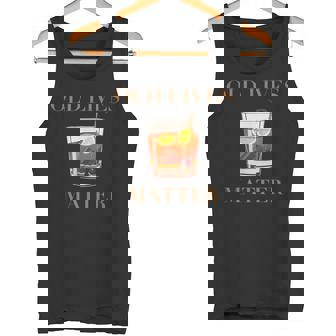 Old Lives Matter OLM Old Fashion Drink Walking Cane Stick Tank Top | Mazezy