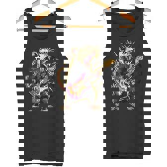 Opossum Playing Guitar Rock And Roll Possum Guitarist Tank Top | Mazezy