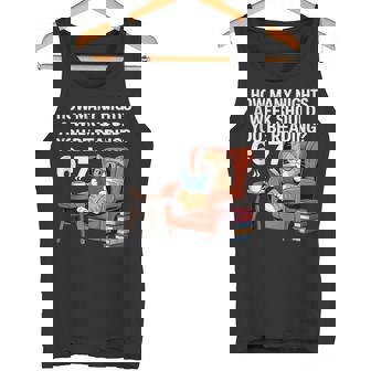 Orange Cat Reading Book 67 Six Seven Meme Tank Top Tank Top | Mazezy