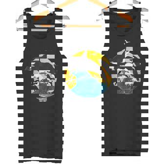 Orcaquad Ballena Puesta Delol Mar Animalidailvestre Niños Y Niñas Camiseta sin mangas - Regaloses