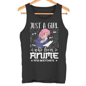 Otaku Kawaii Manga Japonés Chica Amante De Los Dibujos Anime Camiseta sin mangas - Regaloses