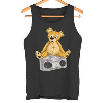 Ours En Peluche Dj Boombox Paran Franciscotreet Artist Zamiro Débardeur e - Cadeauxyz