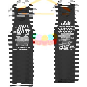 I Do My Own Stunts On An Exercice Ball Cardio Drumming Tank Top Tank Top | Mazezy