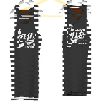 Papa 2015 Papa Desde 2015 Papa Est 2015 Camiseta sin mangas - Regaloses