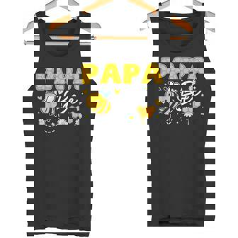 Papa Bee Cute Beekeeping Birthday Party Matching Family Tank Top | Mazezy