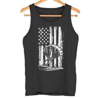 Parasailer Boating Paragliding American USA Parasailing Tank Top | Mazezy