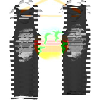 Parkour Running Climber Obstacle Course Retro Parkour Tank Top Tank Top | Mazezy