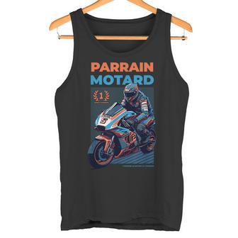 Parrain Et Motard Idée-Cadeau Homme Moto Humour Motard Débardeur e - Cadeauxyz