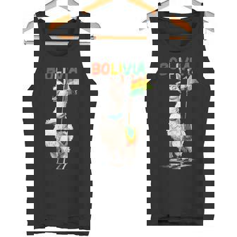 Patriotic Bolivia Colors With Llama Costume Tank Top | Mazezy