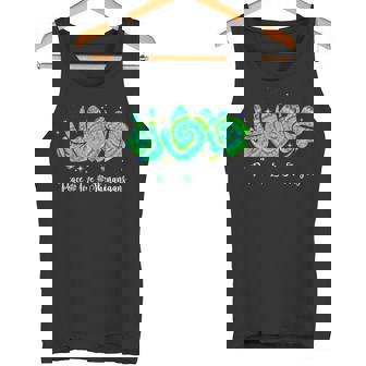 Peace Lovehenaniganst Patrick's Day Green Tie Dye タンクトップ - Kawaiitshirt