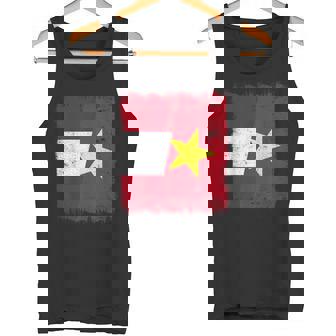 Peru Vietnam Half Flag Peruvian Vietnamese History Tank Top | Mazezy