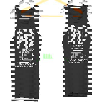 PhD In Progress Graduation Class Of 2026 Loading Tank Top | Mazezy