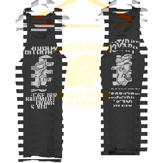 Photography Saying Camera Photographer Tank Top | Mazezy
