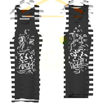 Pickleball Player 猫オーナーピックルボール キティ好きの服 タンクトップ - Kawaiitshirt