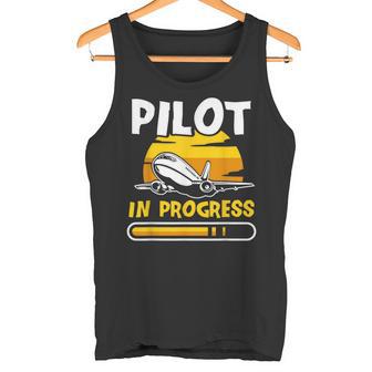 Pilote En Cours Bâche Aviateur Aviation Avion Débardeur e - Cadeauxyz