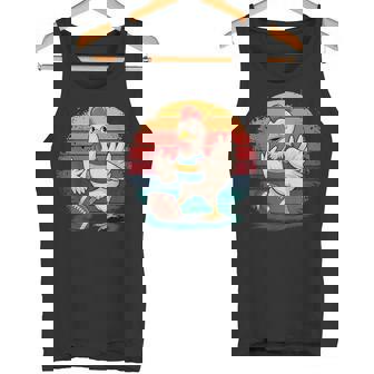 Pollo Jugando Fútbol Americano Retrointage Pollo Camiseta sin mangas - Regaloses